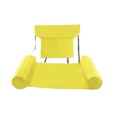 Imagem de Colchão Inflável Dobrável Para Piscina, Rede Flutuante, Espreguiçadeir