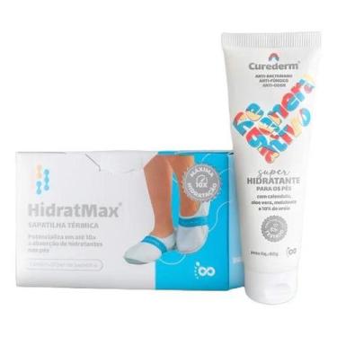 Imagem de Kit Sapatilha Hidratmax Hidratante Curederm Podologo Foots