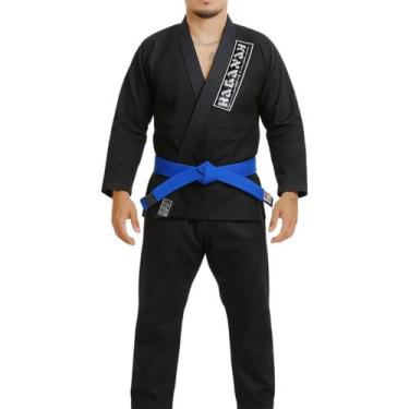 Imagem de Kimono Haganah Jiu-jtsu F300 Reforçado Preto Uni -, Preto, A5