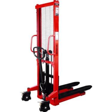 Imagem de Empilhadeira Manual Dupla Worker 1 Tonelada 550x1150mm