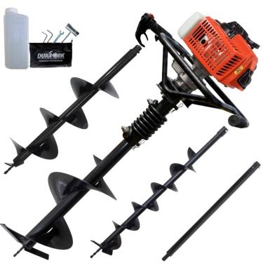 Imagem de Perfurador de Solo DPS623M 12500 RPM com 3 Brocas e Extensor Laranja 1,2L
