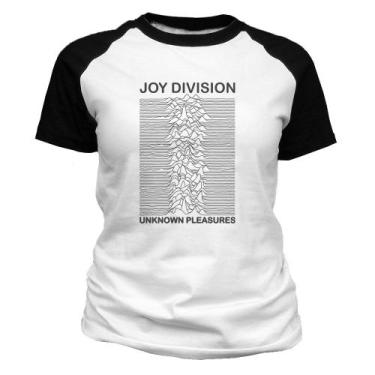 Imagem de Camiseta Feminina Dasantigas Malha 100% Algodão Estampa Joy Division -