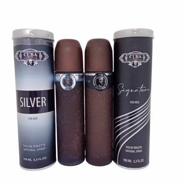 Imagem de Perfume Cuba Silver Masculino Importado + Cuba Signature Importado 100 ml