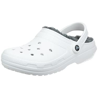 crocs cinza e laranja