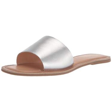 Imagem de Chinese Laundry Sandália feminina Regina Slide, Prata, 36