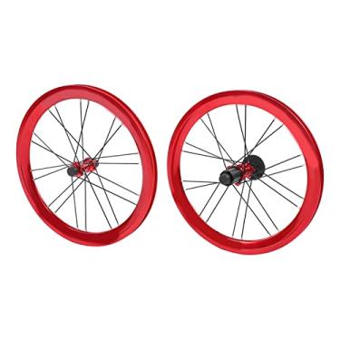 Imagem de Rodas de mountain bike, roda de bicicleta de 8/9/10/11 velocidade para mountain bike(vermelho)