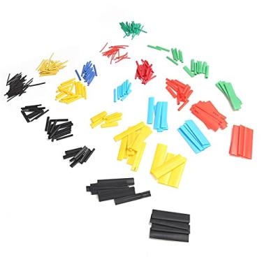 Imagem de Kit de tubo termorretrátil de isolamento elétrico, 328pcs cabo termorretrátil Kit de tubo termorretrátil termorretrátil para marcação de grupo de fios para resistência