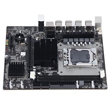 Imagem de Placa-mãe X58 para slot de CPU LGA 1366, 2 × DDR3 DIMM, suporte DDR3 1866 MHz, 1 PCIE X16, pino USB 2.0, 4 SATA2.0, 1 PCIE X1, placa-mãe de computador para desktop