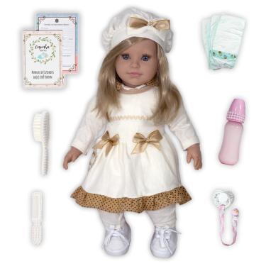 Boneca Reborn Bebê Recem Nascida Barata com Enxoval Completo - Cegonha  Reborn Dolls - Boneca Reborn - Magazine Luiza