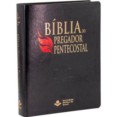 Imagem de Bíblia De Estudo Do Pregador Pentecostal Letra Extragigante - Sbb