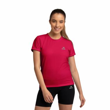 Imagem de Camisetas Dry Basic SS FPS 50 Muvin – Manga Curta – Feminina – Proteção Solar UV50 – Camiseta Para Academia Treino Funcional – Pilates – Yoga – Corrida – Ginástica Fitness – Caminhada – Secagem Rápida (P, Pink)
