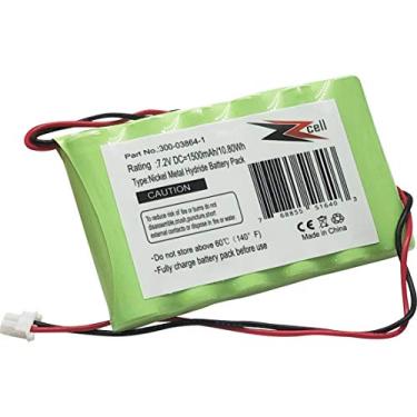 Imagem de ZZcell® Bateria para alarme Honeywell LYNXRCHKITHC 781410403291 55026089 WALYNX-RCHB-SC WALYNXRCHBSC LYNXRCHKIT-SC ADEMCO 300-03865, 7,2V, 1500mAh (Observação: verifique o número da peça antes da