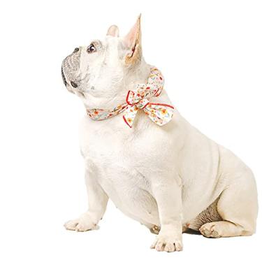 Imagem de Bandana refrescante para cães cachecol de gelo floral para animais de estimação coleiras de verão reutilizáveis respiráveis babador de resfriamento instantâneo envoltório de pescoço para caminhada, branco, G: 100 cm