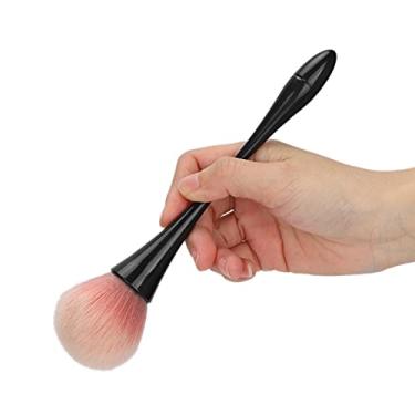Imagem de Pincel de blush, pincel de maquiagem portátil de cabelo macio elegante pequeno profissional para blush para destacar pó