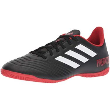 Imagem de Tênis de futebol masculino Adidas Predator Tango 47 cm, Black/White/Red, 8.5