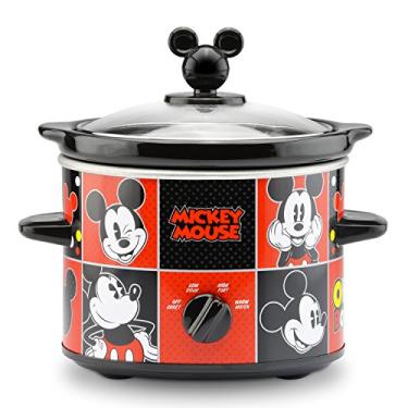 Imagem de Disney DCM-200CN Mickey Mouse Slow Cooker, 2-Quart, Red/Black