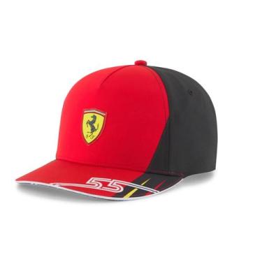 Imagem de Boné Original Scuderia Ferrari F1 Carlos Sainz 2022