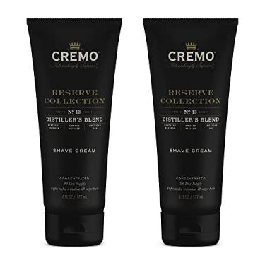 Imagem de Cremo Barber Grade Distillers Blend (Reserve Collection) Shave Cream, Astonishingly Superior Ultra-Slick Shaving Cream Fights Nicks, Cuts and Razor Burn, 6 Fl Oz (2 Pack)