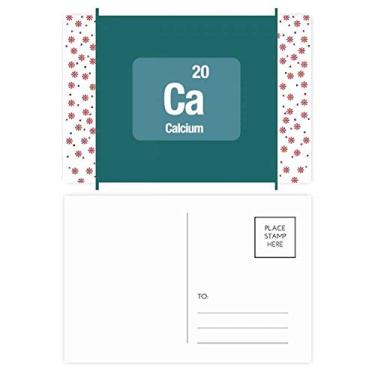 Imagem de Ca Elemento Químico Cálcio Ciência Natal Flor Celebração Cartão Postal Cartão Bênção