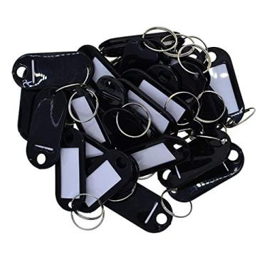 Imagem de kowaku Etiqueta multiuso com janela de etiqueta dividida para diferenciação – Preta