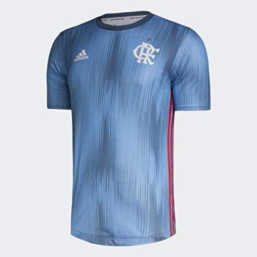 Imagem de Camisa Original Flamengo Adidas Authentic Modelo Jogador Azul 2018 (GG)