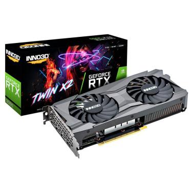 Imagem de Placa de Video INNO3D Geforce RTX 3060 TWIN X2 12GB GDDR6 192-BIT N30602-12D6-119032AH