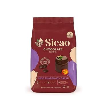 Imagem de Gotas de Chocolate Meio Amargo Gold 1,01kg - Sicao