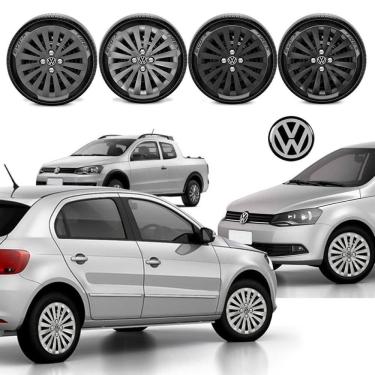 Imagem de Jogo calota Vw Gol Voyage Saveiro 2015 2016 2017 Aro 14