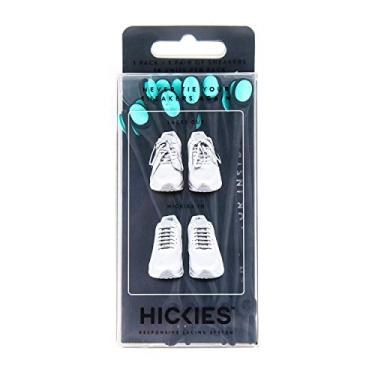 Imagem de HICKIES 1.0 sem laço, sem laço, cadarços elásticos, tamanho único, unissex, Menta preta, One Size