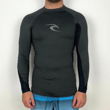 Imagem de Camiseta De Surf Rip Curl Waves Black Marle
