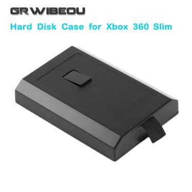 Imagem de Caso de disco rígido xbox360 hdd caixa de disco rígido para xbox 360 fino gabinete capa escudo hdd