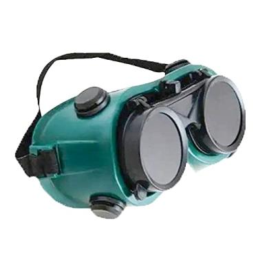 Imagem de Óculos de Solda Proteção Epi Mascara Articulavel Lente Dupla Soldador Protege