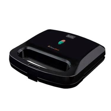 Imagem de Sanduicheira Grill Gs800 Antiaderente Black Decker Preto110v