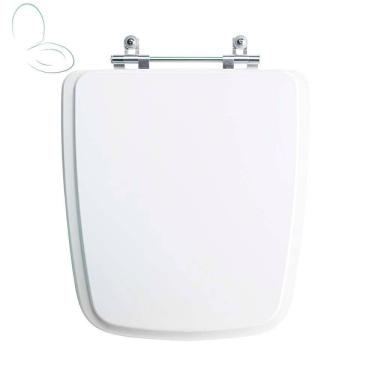 Imagem de Assento Sanitário Tampa De Vaso Branco Mdf Laqueado Suite Para Bacia Incepa