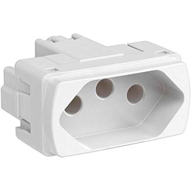 Imagem de Módulo Tomada 2P+T 20A 250V Miluz S3B70350, Schneider Electric, Branco