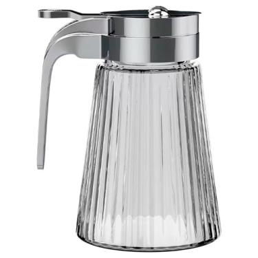 Imagem de Meleira Porta Mel de Vidro e Aço Inox com Dosador 270ml