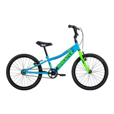 Imagem de Bicicleta Infantil Groove Ragga Aro 20 Azul, Verde E Preto