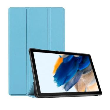 Imagem de Capa Case Smart Para Galaxy Tab A8 X200 X205 (Tela 10.5") - C7 COMPANY (Azul Claro)