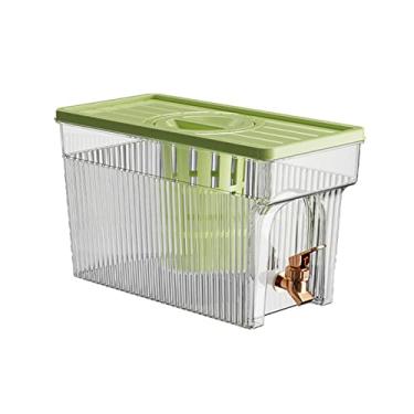 Imagem de Dispensador de Bebidas, Dispensador de água para Infusão de Frutas, Jarro de Geladeira de 3l, Refrigerador, Chaleira Fria para Servir Coquetéis, Sucos, água (Verde)