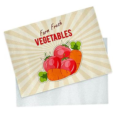 Imagem de POVOKICI Pacote com 25 placas de corte por sublimação retangular de vidro temperado de 28 cm x 20 cm com revestimento branco áspero para impressão por prensa térmica