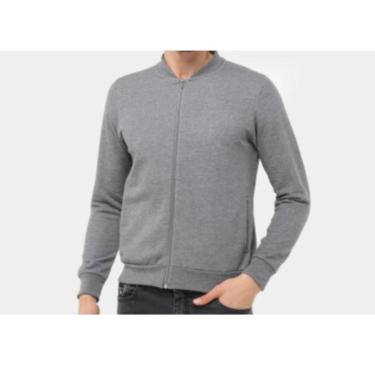 Imagem de Jaqueta moletom flanelada com bolsos Malwee-Masculino