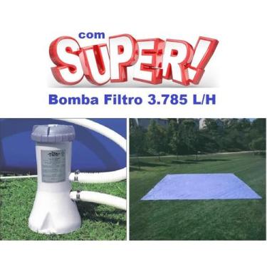 Imagem de Bomba Filtrante Intex 3785 L/H 110V + Forro 4,72 M