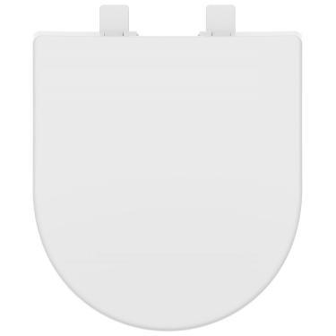 Imagem de Assento Sanitário Resina termofixa Soft Close  Tupan Cinza Prata