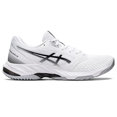 Imagem de ASICS T nis de v lei feminino Netburner Ballistic FlyteFoam 3, Branco/preto, 13