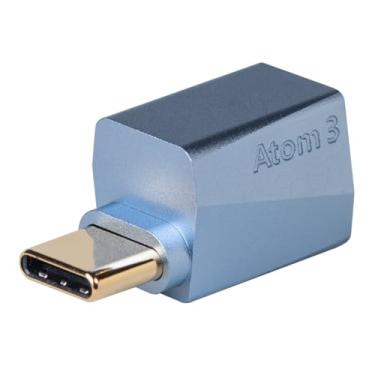 Imagem de Audirect ATOM3 amplificador de fone de ouvido portátil DAC, oscilador de cristal de femtossegundos, mini amplificadores de áudio suporta PCM 32 bits/768 kHz, para telefone/PC/laptop/casa/áudio