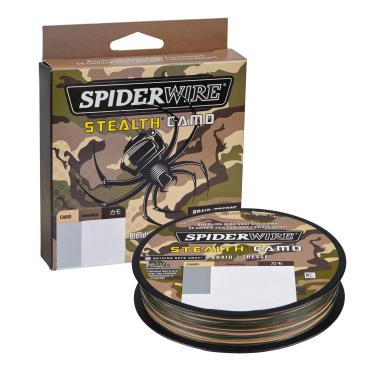 Imagem de Spiderwire ProSpec® Chrome 100% Fluoro Leader, Camuflagem, 13,6 kg | 13,6 kg, 300 m | Linha de Pesca de 274 m, Adequado para Ambientes de Água Salgada