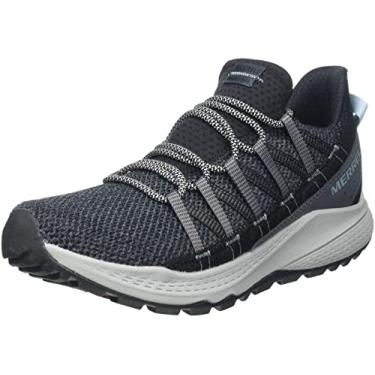 Imagem de Merrell Bravada 2 Edge Tênis feminino – silhueta de bico redondo com fecho de cadarço, tênis bonito e confortável, Preto, 40