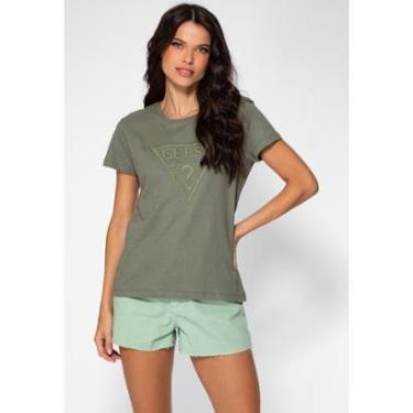 Imagem de Camiseta Bordado com Paête Guess-Feminino