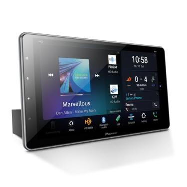 Imagem de Pioneer Receptor multimídia digital DMH-WT8600NEX de 10,1 polegadas – Apple CarPlay sem fio, Android Auto, Bluetooth integrado, WiFi e Amazon Alexa, tela sensível ao toque capacitiva flutuante, DIN