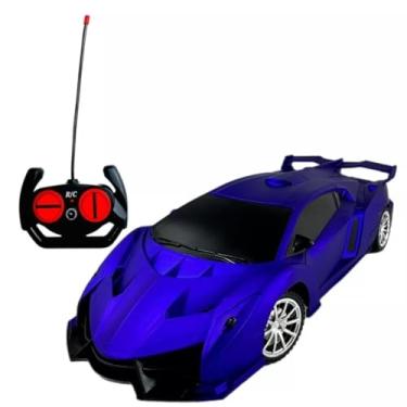Imagem de Carrinho de controle remoto super carro Esportivo (Azul)